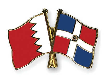 Fahnen Pins Bahrain Dominikanische-Republik
