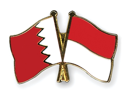 Fahnen Pins Bahrain Indonesien