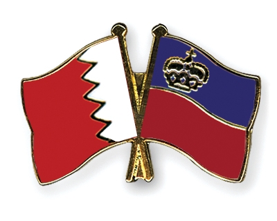 Fahnen Pins Bahrain Liechtenstein