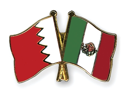 Fahnen Pins Bahrain Mexiko
