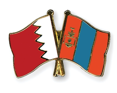 Fahnen Pins Bahrain Mongolei
