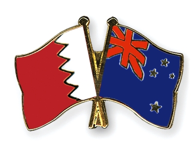 Fahnen Pins Bahrain Neuseeland