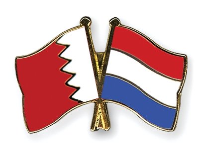Fahnen Pins Bahrain Niederlande