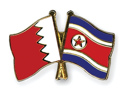 Fahnen Pins Bahrain Nordkorea