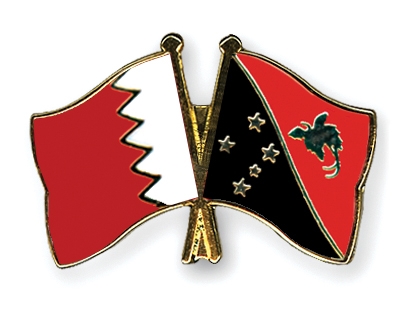 Fahnen Pins Bahrain Papua-Neuguinea