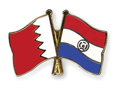 Fahnen Pins Bahrain Paraguay