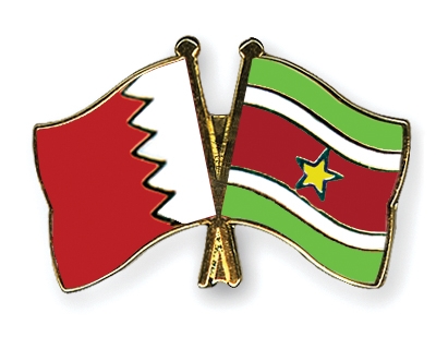 Fahnen Pins Bahrain Surinam