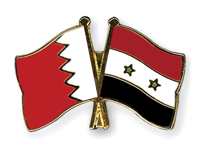 Fahnen Pins Bahrain Syrien