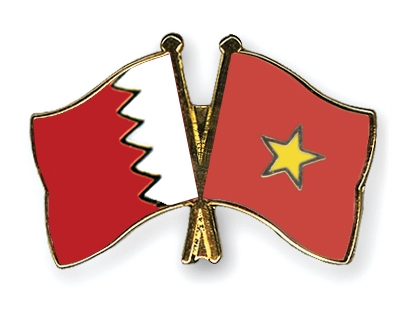 Fahnen Pins Bahrain Vietnam