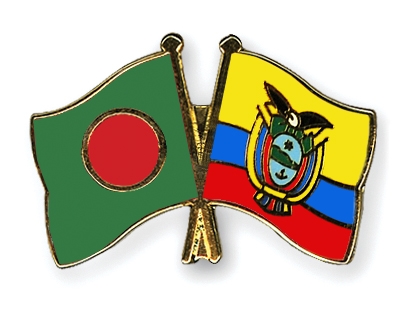 Fahnen Pins Bangladesch Ecuador