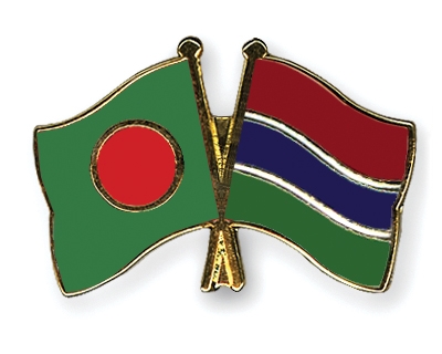 Fahnen Pins Bangladesch Gambia