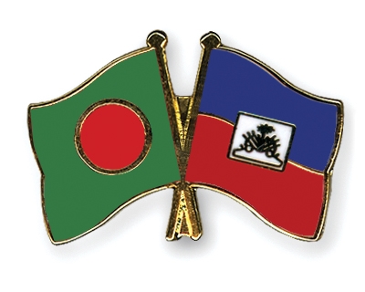 Fahnen Pins Bangladesch Haiti