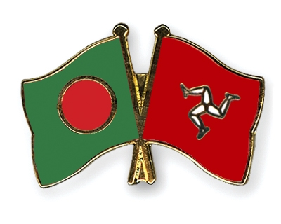Fahnen Pins Bangladesch Isle-of-Man