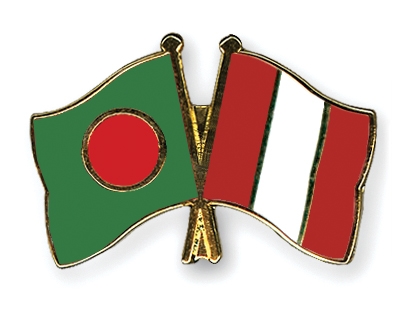 Fahnen Pins Bangladesch Peru