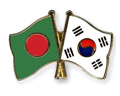 Fahnen Pins Bangladesch Sdkorea