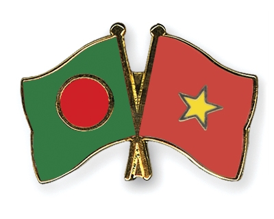 Fahnen Pins Bangladesch Vietnam