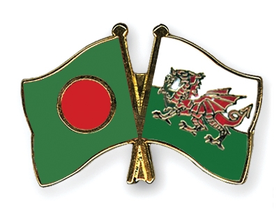 Fahnen Pins Bangladesch Wales