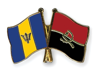 Fahnen Pins Barbados Angola