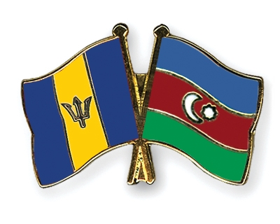 Fahnen Pins Barbados Aserbaidschan