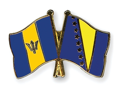 Fahnen Pins Barbados Bosnien-und-Herzegowina