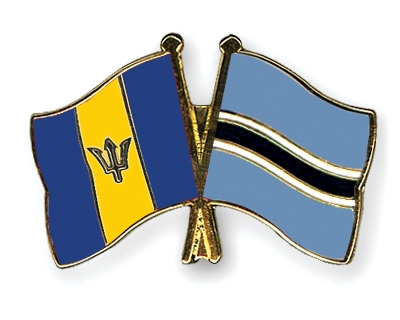 Fahnen Pins Barbados Botsuana