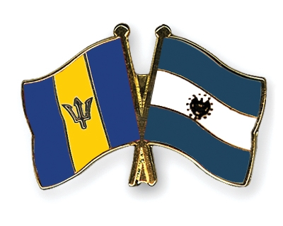 Fahnen Pins Barbados El-Salvador