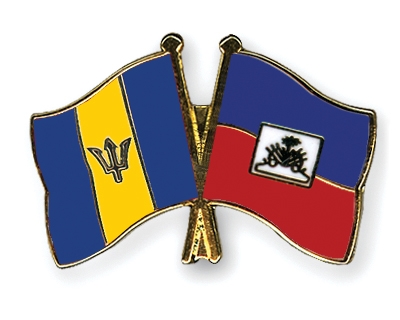 Fahnen Pins Barbados Haiti