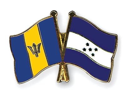 Fahnen Pins Barbados Honduras