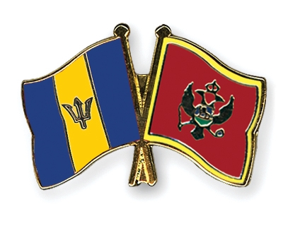 Fahnen Pins Barbados Montenegro