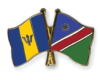 Fahnen Pins Barbados Namibia