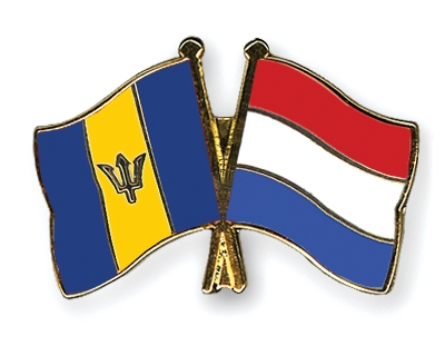 Fahnen Pins Barbados Niederlande