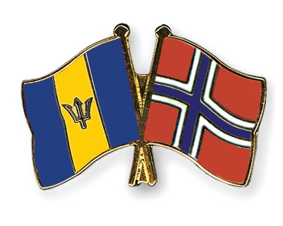 Fahnen Pins Barbados Norwegen