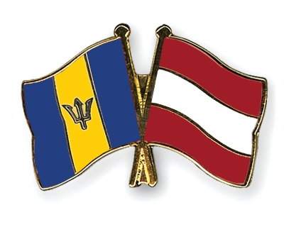 Fahnen Pins Barbados sterreich