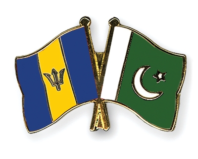 Fahnen Pins Barbados Pakistan