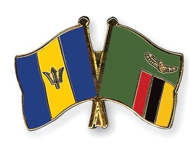 Fahnen Pins Barbados Sambia