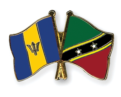 Fahnen Pins Barbados St-Kitts-und-Nevis