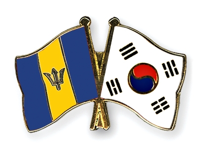 Fahnen Pins Barbados Sdkorea