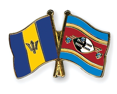 Fahnen Pins Barbados Swasiland