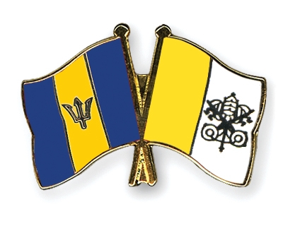 Fahnen Pins Barbados Vatikanstadt