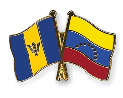 Fahnen Pins Barbados Venezuela