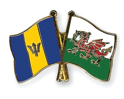 Fahnen Pins Barbados Wales