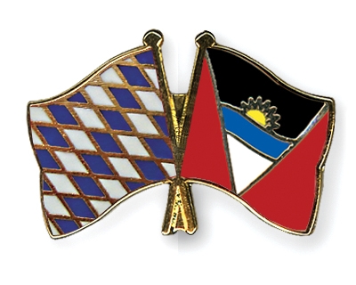 Fahnen Pins Bayern Antigua-und-Barbuda