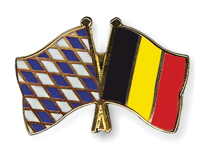 Fahnen Pins Bayern Belgien