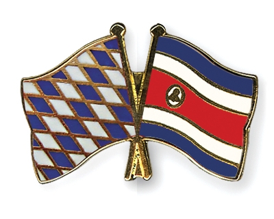 Fahnen Pins Bayern Costa-Rica