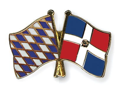 Fahnen Pins Bayern Dominikanische-Republik