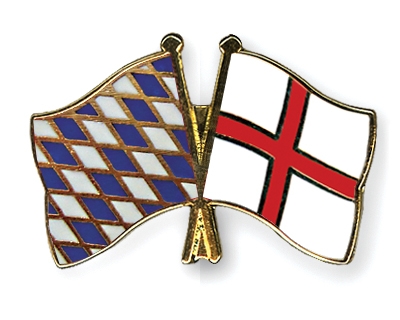 Fahnen Pins Bayern England