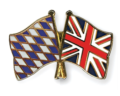 Fahnen Pins Bayern Grossbritannien