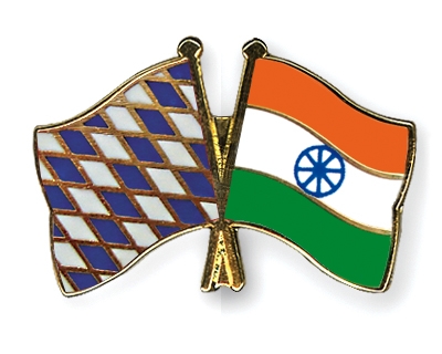 Fahnen Pins Bayern Indien