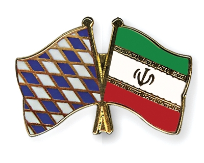 Fahnen Pins Bayern Iran