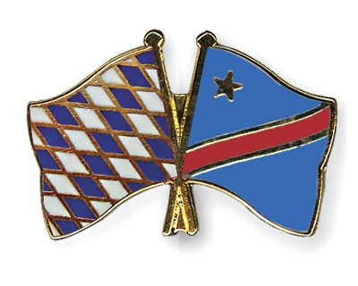 Fahnen Pins Bayern Kongo-Demokratische-Republik